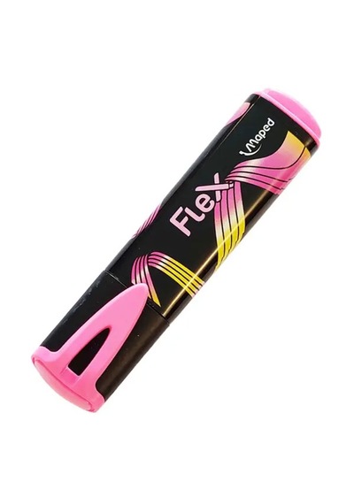 Maped Fluo Peps Black Flex Highlighter Pembe