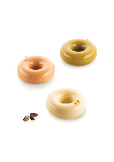 36.354.87.0065 Silikomart Donuts Gourmand 80 Silikon Kalıp Kahverengi