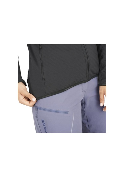 Salomon Salomon Essential Lightwarm Kadın Siyah Fleece 27180 Siyah