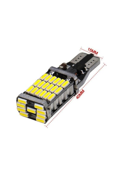 T10 T15 Park Led 45 Led Çok Güçlü Beyaz Led 2 Adet