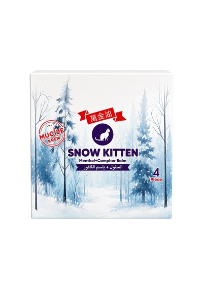 Snow Kitten Menthol Balm - 4 Adet