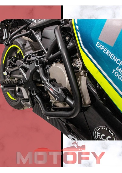 Gp Kompozit Cf Moto 250 Sr 2020-2024 Uyumlu Motor Koruma Demiri Siyah