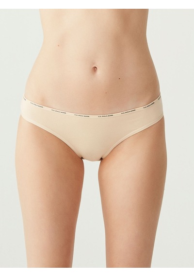 U.S. Polo Assn. Kadın 5 Li Düşük Bel Slip Çok Renkli 67001 Lacivert