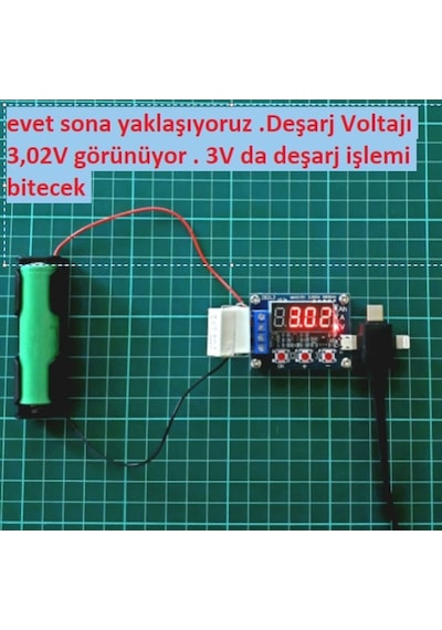 Zb2L3 18650 Lityum Pil Kapasite Ölçer Test Cihazı Deşarj
