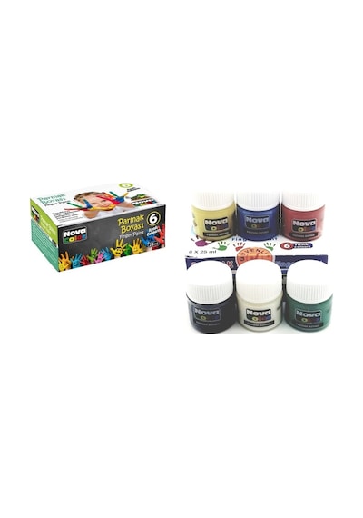 Nova Color Parmak Boyası 6’lı Takım