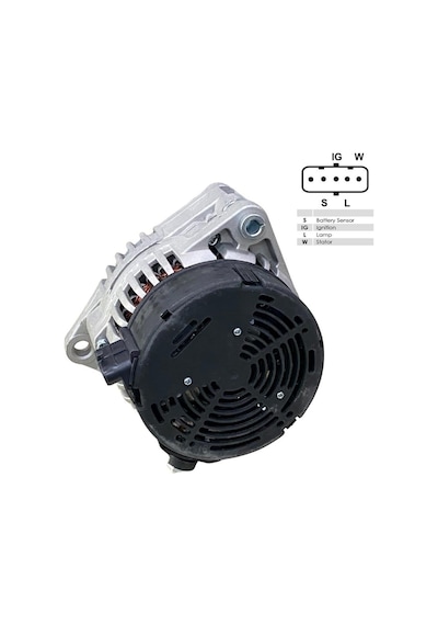 24v Alternatör Dinamo Bosch Tipi 100 A 5 Fiş Yan Soketli .-s-ıg-l-w Man Tga