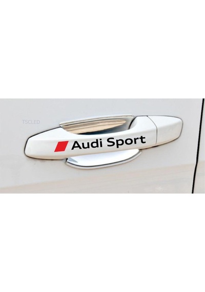 Audi Sport Kapı Kolu Ve Jant Sticker Seti 8 Adet