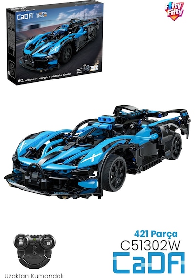 Cada Uzaktan Kumandalı Bluefire Specter 421 Parça Oyuncak Yapım Seti Blok Araba -ffcada-c51302w