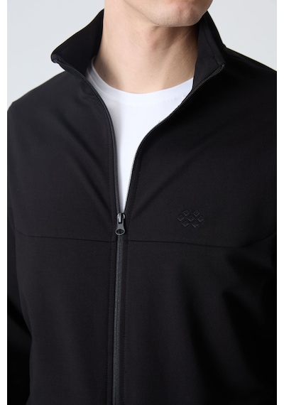 Tommy Life Siyah Pamuklu Kalın Yumuşak Dokulu Comfort Fit Basic Erkek Eşofman Takım - 85260 Siyah