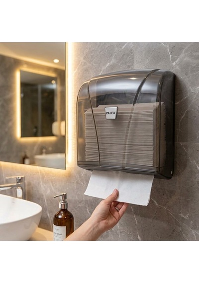 Palex Z Katlı Havlu Dispenseri 300 Adet Kağıt Kapasiteli - Füme