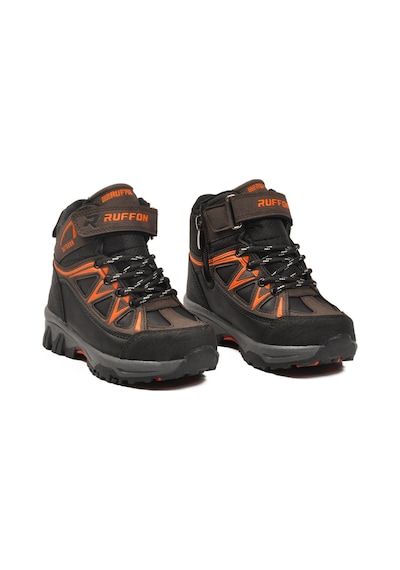 Kahve Turuncu Polarlı Kaymaz Taban Çocuk Outdoor Bot 2301 P Kahve-turuncu