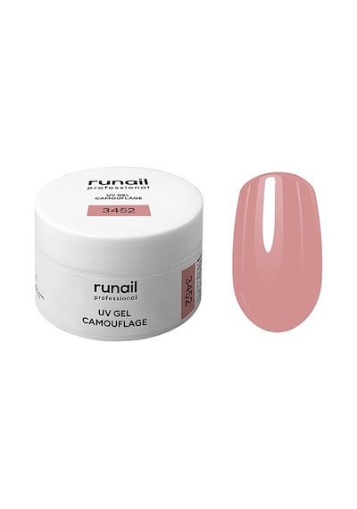 Runail Professional Protez Tırnak Jeli Uv Gel Camouflage Çilekli Dondurma 15gr. 3452