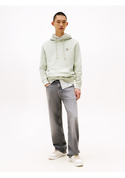 Tommy Hilfiger Tjm Reg Badge Hoodıe Ext Erkek Yeşil Sweatshirt - Dm0dm20258 Yeşil