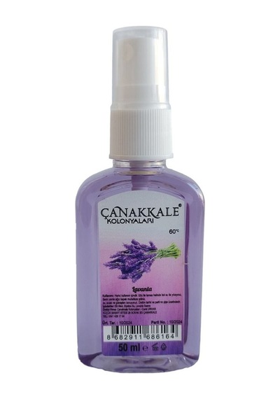 Çanakkale Kolonyaları Lavanta Kolonyası Sprey 30 x 50 ML﻿