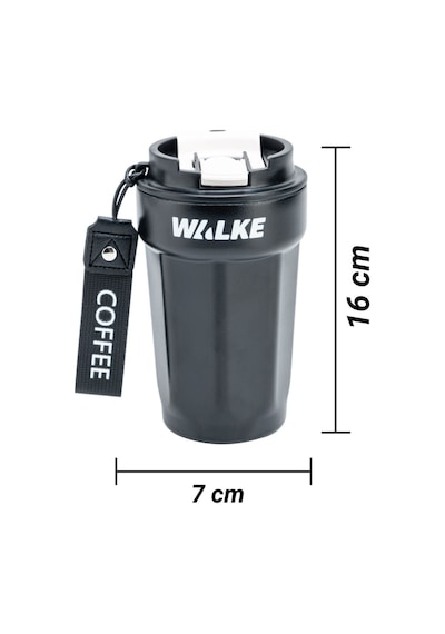 Walke Luxury Çift Ağızlıklı Paslanmaz Çelik Bardak Termos 450 ML