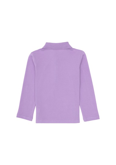 U.S. Polo Assn. Kız Çocuk Lila Polo Yaka Basic Sweatshirt 50316836-VR034