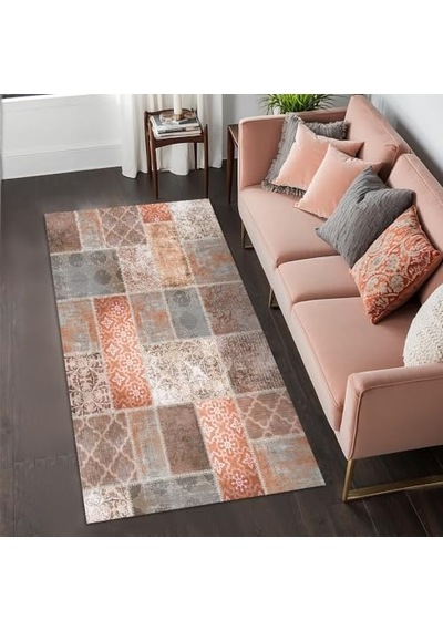 Nandy Kadife Kaymaz Pamuk Tabanlı Yıkanabilir Antibakteriyel Salon Halısı 200x300 Genel