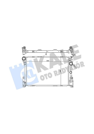 Kale 355655 Motor Su Radyatörü - Mercedes E-class 2011-2016 E 300 / Bluetec 0995002703 - 0995006203 - A0995002703 - A0995006203