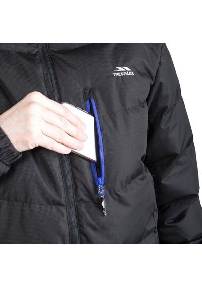 Trespass Majkcak20004-blk Blustery - Male Padded Jkt Erkek Outdoor Mont 001
