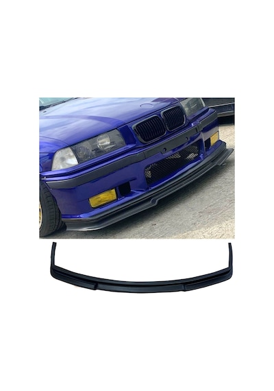 Bmw E36 Gtr Ön Lip Parlak Siyah Plastik Ön Ek Karlık Karlık+bodykit+ek