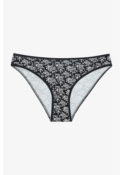 Penti Simple Roses 5li Çok Renkli Slip Külot Açık Gri