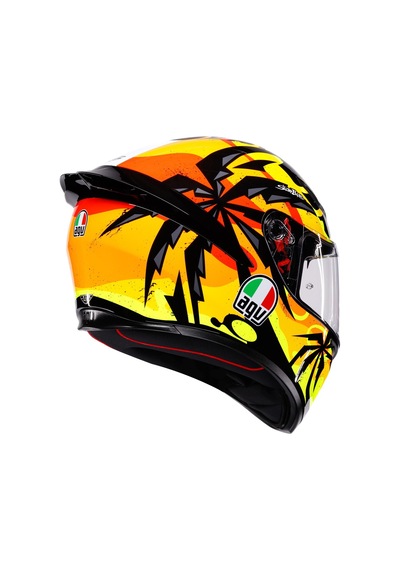 Agv K1s Tropicrush Kapalı Kask Sarı-siyah