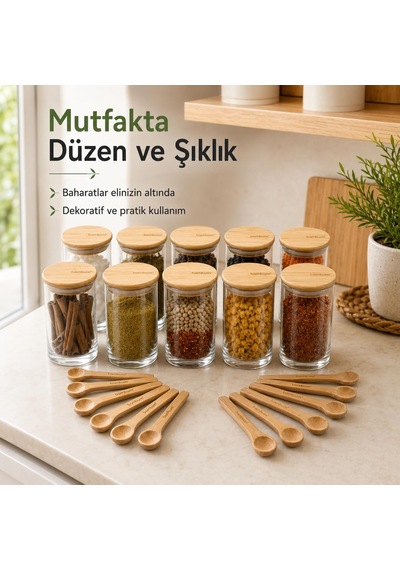 Atbyhome Bambum Orjinal Zolla Prestige 24 Parça Kaşıklı Baharatlı Diğer