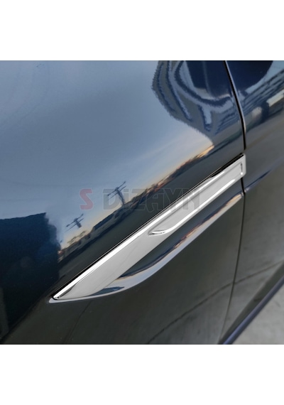 S-dizayn Renault Megane 4 Krom Çamurluk Sinyal Çıtası 2 Prç. 2020 Üzeri