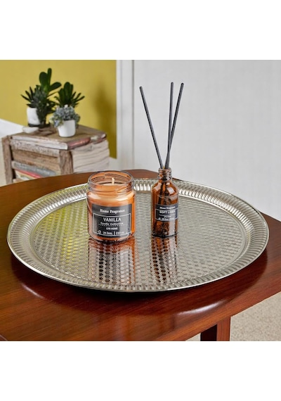 Osmanlı Motifli Yuvarlak Dövme Metal Servis Tepsisi 6 Kişilik Sunum Tepsisi, 35 Cm, 485 G, 5 Renk Seçeneği Gümüş Grisi Çok Renkli Osmanlı Motifli Yuvarlak Dövme Metal Servis Tepsisi 6 Kişilik Sunum Tepsisi, 35 Cm, 485 G, 5 Renk Seçeneği Gümüş Grisi Çok Renkli