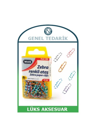 Mas Renkli Zebra Ataç 40'lı 286 5Li