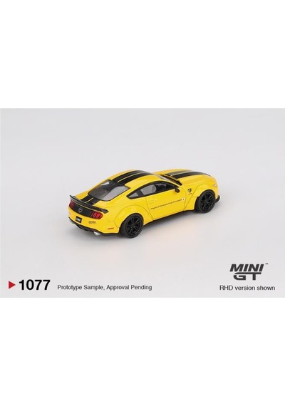 Mini Gt 1077 Lb-works Ford Mustang Triple Sarı 1/64 Model Araba