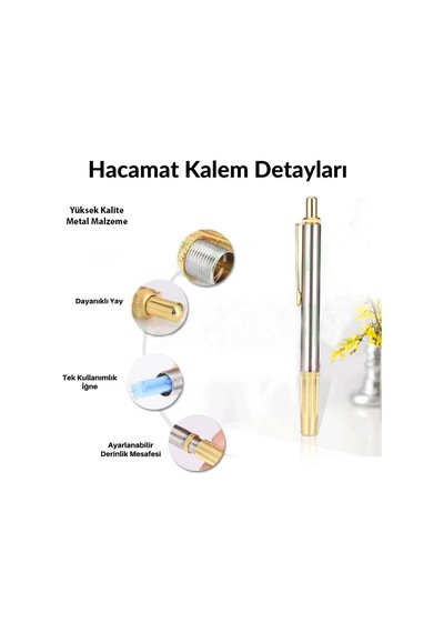 Hacamat Kalemi Tekli Çokrenkli
