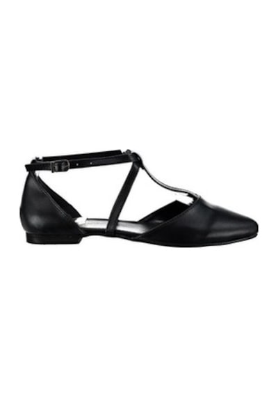 Fox Shoes Siyah Kadın Babet D726537309