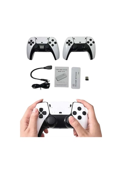 Game Stick 4k Retro Çift Kollu Atari Oyunlari +20000 Oyunlu Konsol Nostalji