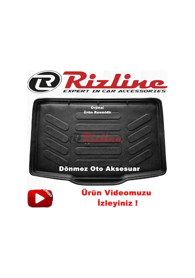 Fiat 500L 3D Bagaj Havuzu Siyah 2013-2020 Arası Rizline N11.14520