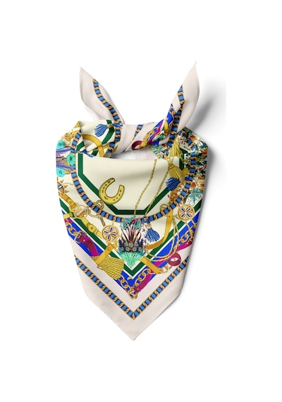 Lucky Charm Desen Bandana/fular Çok Renkli
