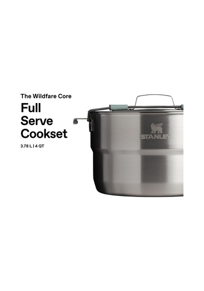 Stanley Wildfare Tam Servis Pişirme Seti, Yeşil/kömür Gri, 3.78 Litre 34cm
