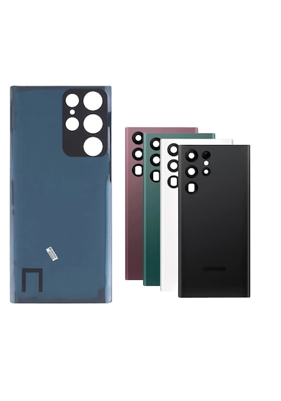 Samsung Galaxy S22 Ultra S908 İle Uyumlu Arka Pil Kapak Mor