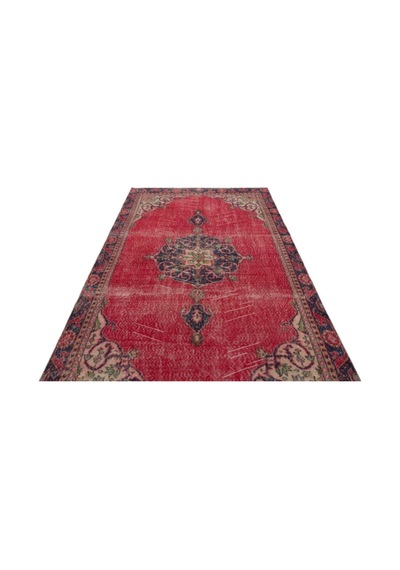 El Dokuması Vintage Yün-pamuk Naturel Halı 20100 167 X 304 Cm Çok Renkli