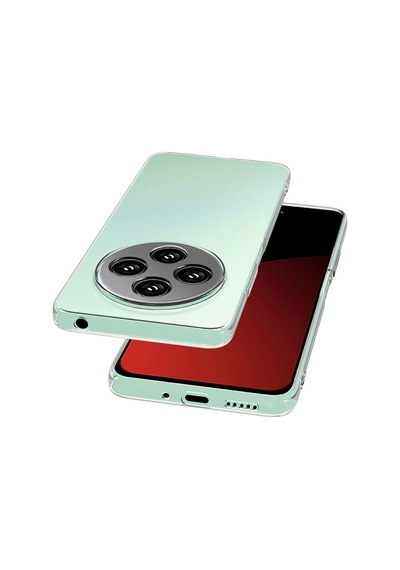 Xiaomi Redmi 14c 4g Kılıf Zore Süper Silikon Kapak Seffaf