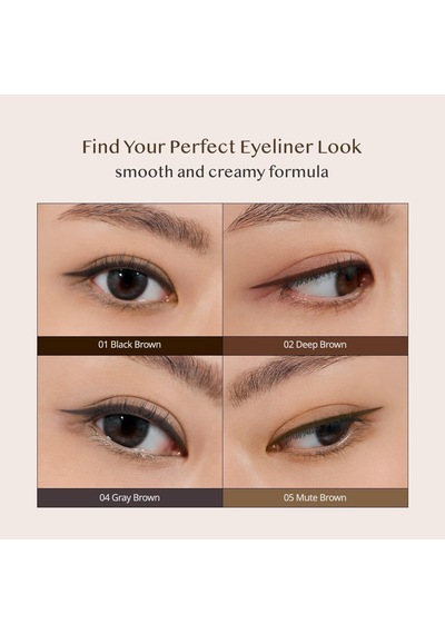 Suya Dayanıklı, Gün Boyu Kalıcı Kalem Eyeliner Extreme Gelpresso Pencil Liner 05 Mute Brown Diğer