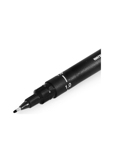 Uni-ball Çizim Kalemi Akrilik Uçlu Fine Line Pin 1.0 Mm Siyah Pın 10-200 S