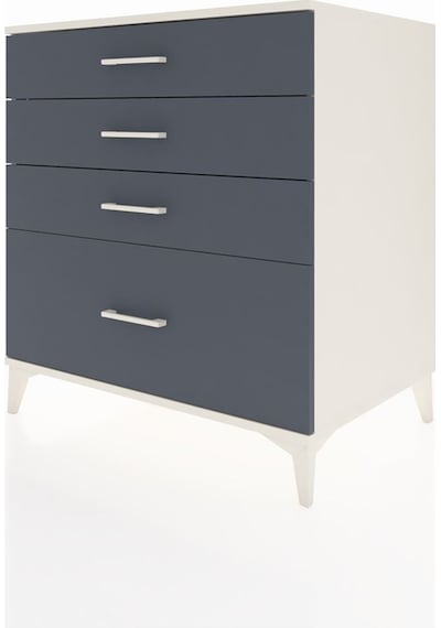 Kronos Şifonyer 4 Çekmeceli 88x59x96 Aytaşı-antrasit Aytası