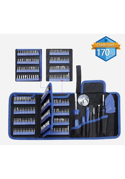 Kingsdun 170 Parça Tornavida Tamir Takım Seti Ks 800170