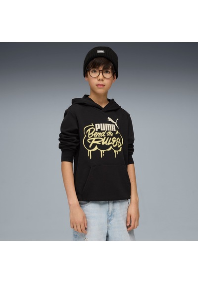 Puma Mıd90s Genç Kapüşonlu Sweatshırt 688468 01 Siyah