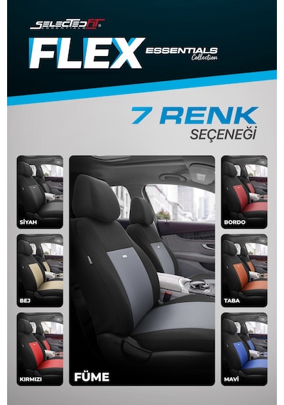 Selectedfit Flex Design Universal Oto Koltuk Kılıfı 55831428
