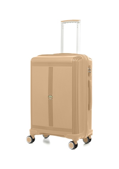 Unisex Jmy8101.06 John May Pp Silikon Valiz Orta Boy 67x41x29cm Vizon Vizon