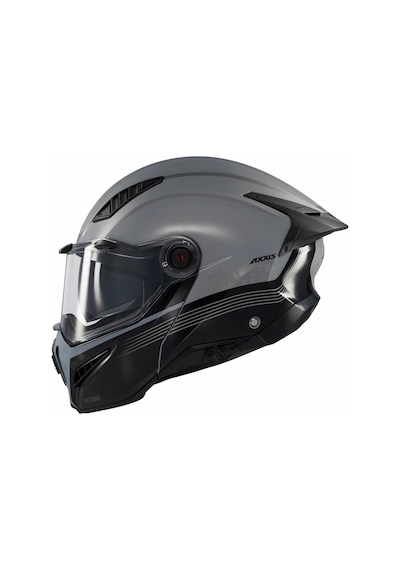 Axxis Ghostfighter Sv Bitone C2 Gri Motosiklet Çene Açılır Kaskı Gri