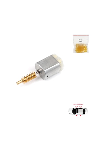 Kapı Kilit Dc Motor 57.20 Mm Renault Clio Dacia Sandero İçin
