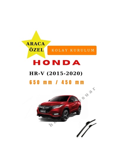 Honda Hr-v 2015-2020 Araca Özel Silecek Ön İki